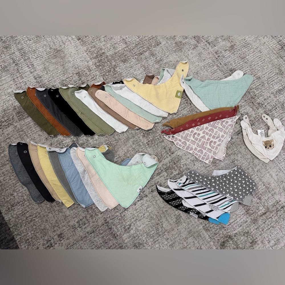 Assorted Baby Bandana Bibs Set
